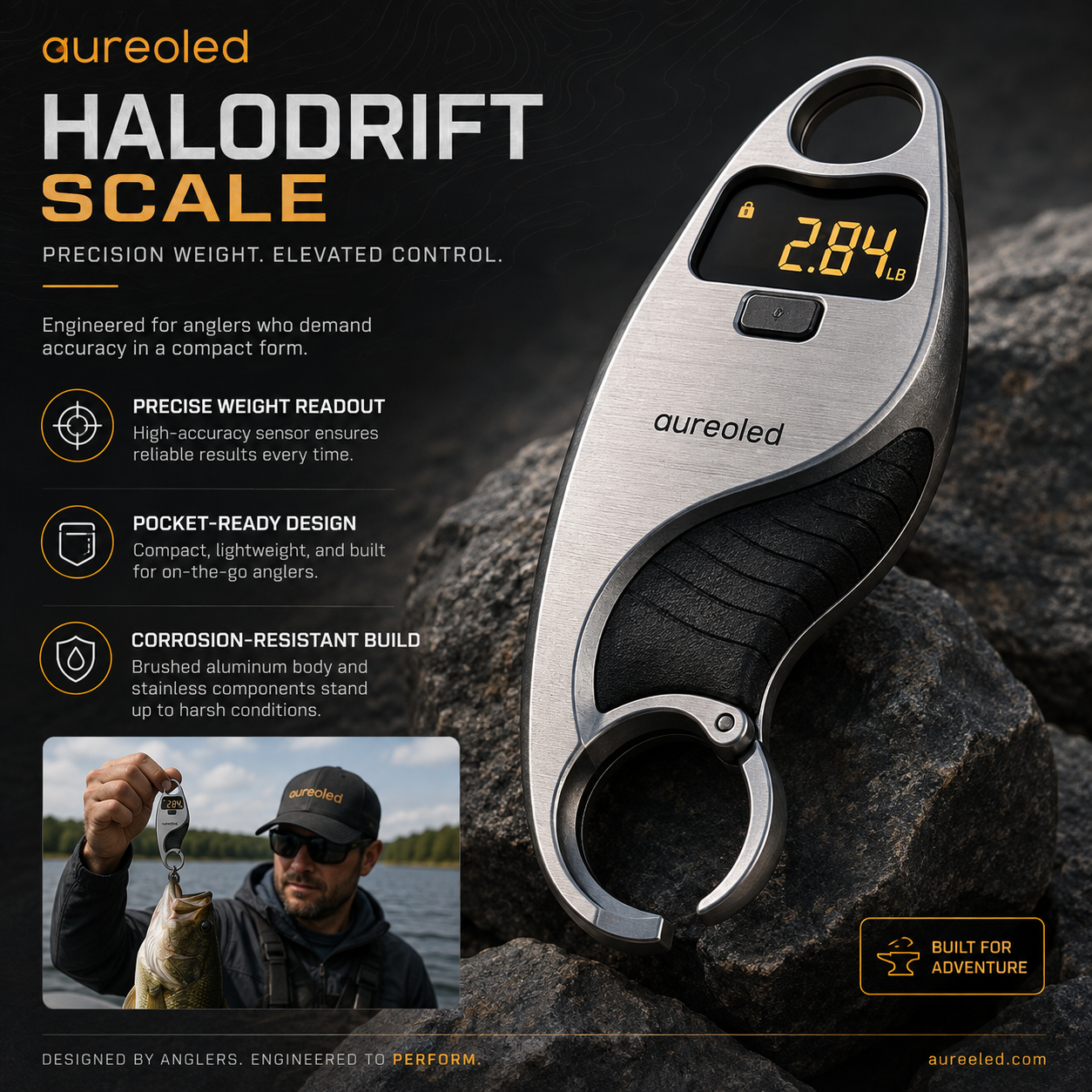Aureoled™ HaloDrift Digital Fish Scale