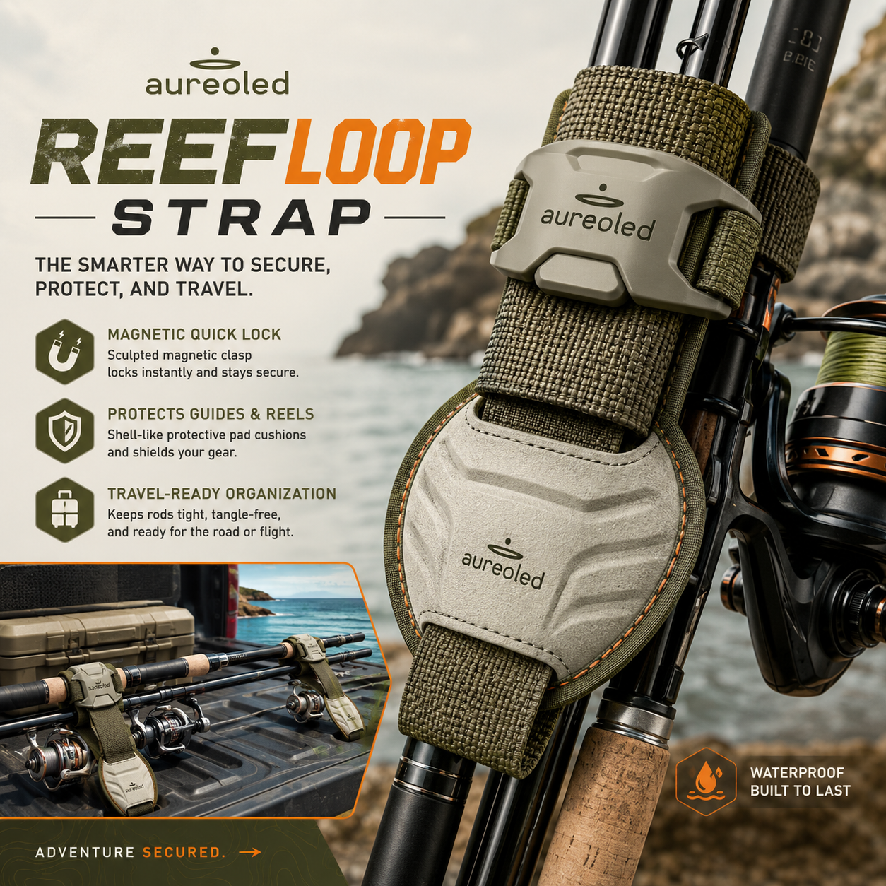 Aureoled™ ReefLoop Modular Rod Strap